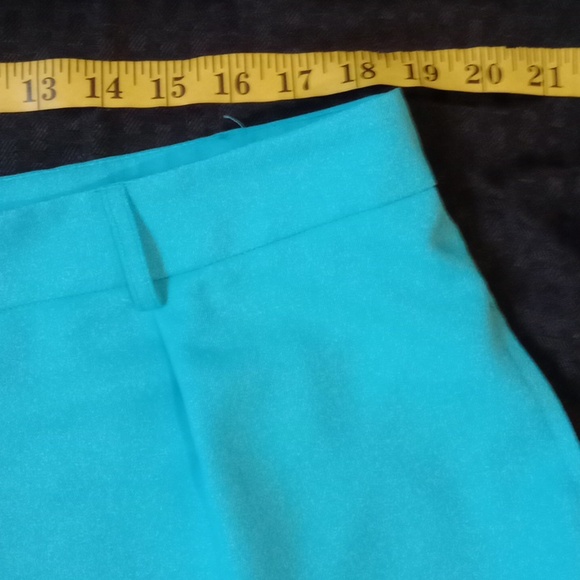 ASOS BLUE CROPPED PANTS, * ALTERED SIZE 14 - Picture 5 of 12